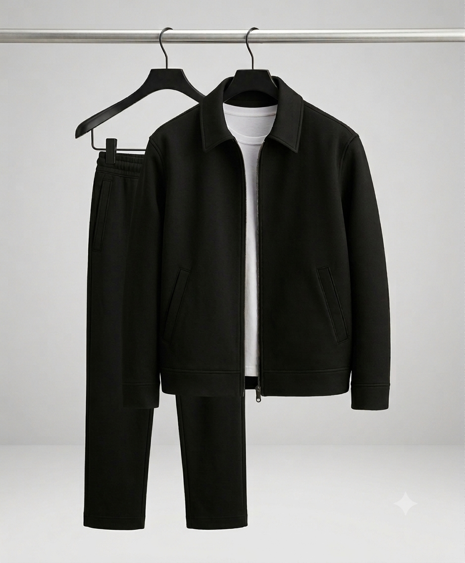 Classic PL 2 Piece Zipper Cotton Jacket