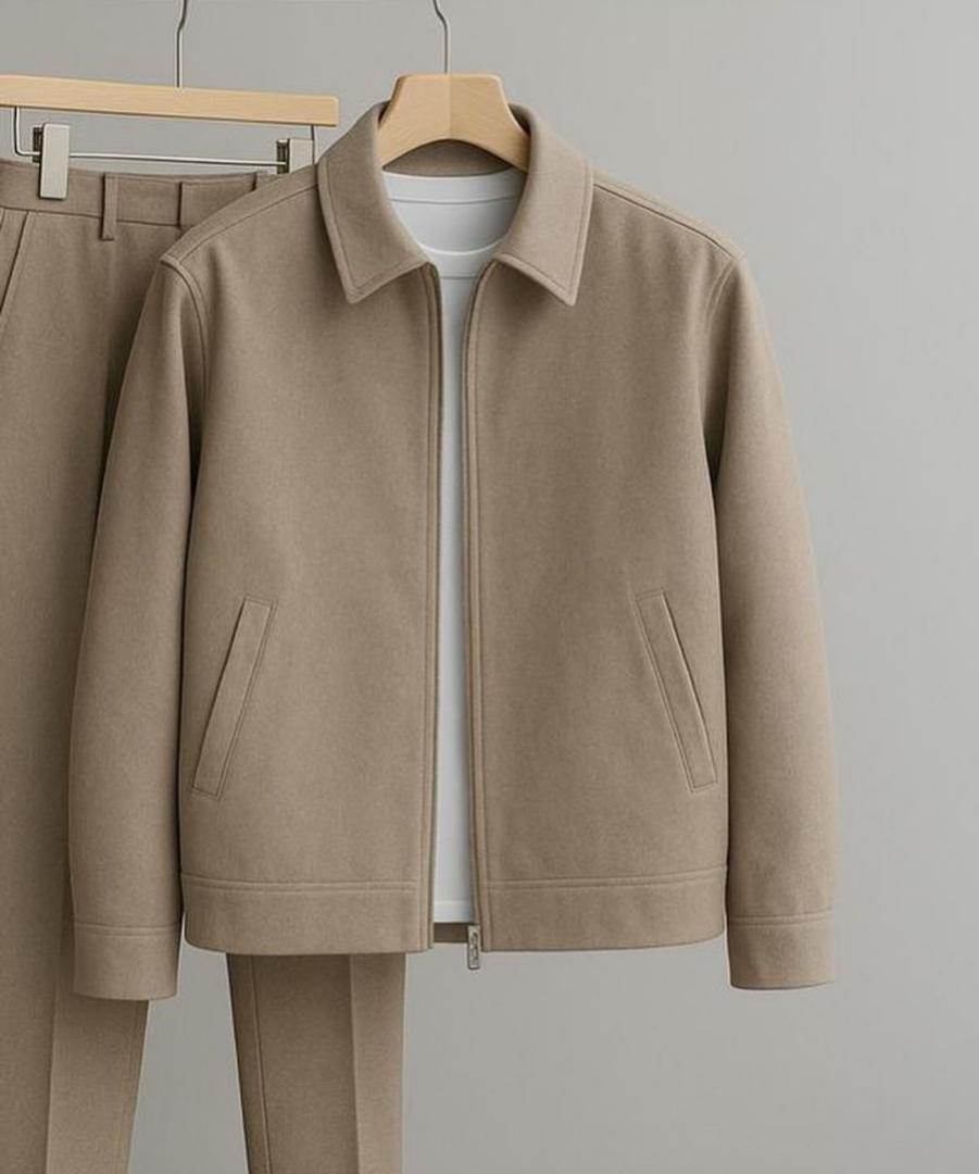 2 Piece Set - Brown Jacket